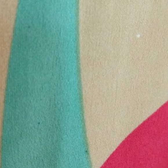 [M] Abstract Multicolor Swirl Stretch Bodycon Halter Maxi Dress - Picture 7 of 16